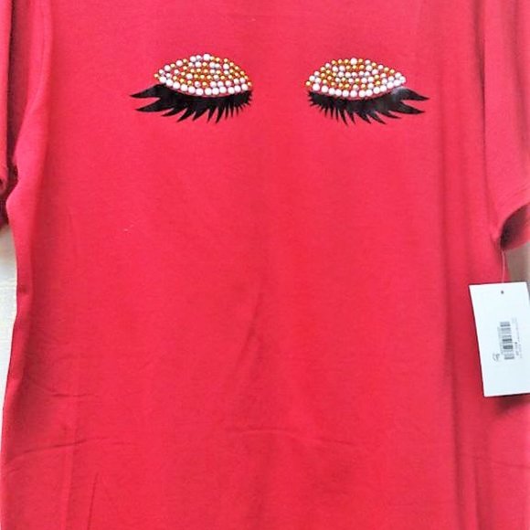 BEAUTIFUL CLOSED EYES! Rhinestone, Handmade. UNIQUE, Plus Size - Picture 5 of 5